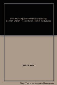 Econ Multilingual Commercial Dictionary: German-English-French-Italian-Spanish-Portuguese