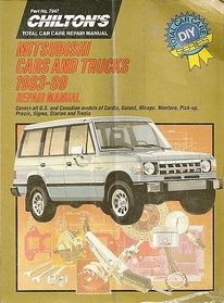 Mitsubishi: Cars and Trucks 1983-89 (Chilton's Total Car Care Repair Manual)