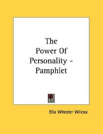The Power Of Personality - Pamphlet