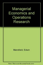 Managerial Economics and Operations Research