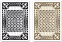 Black & Gold Premium Plastic Playing Cards, Set of 2, Poker Size Deck (Standard Index)