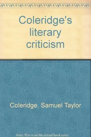 Coleridge's literary criticism
