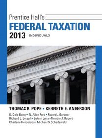 Prentice Hall's Federal Taxation 2013 Individuals Plus NEW MyAccountingLab with Pearson eText (26th Edition)
