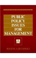 Public Policy Issues For Management (2nd Edition)