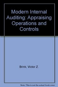 Modern Internal Auditing: Appraising Operations and Controls