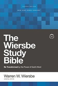 NKJV, Wiersbe Study Bible, Hardcover, Red Letter Edition, Comfort Print: Be Transformed by the Power of God's Word