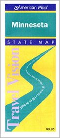 Minnesota: Road Map (Travelvision State Maps)