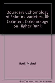 Boundary Cohomology of Shimura Varieties, III: Coherent Cohomology on Higher Rank