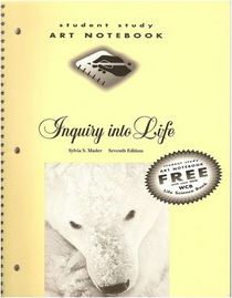 Student Study Art Notebook to Accompany Inquiry into Life (Seventh Edition)