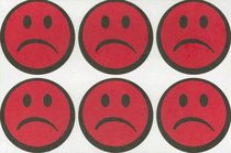 Sad Face' Sticker