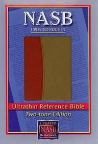 NASB Ultrathin Reference Bible, Burgundy/Tan LT
