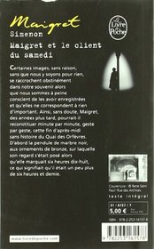 Maigret Et le Client Du Samedi (Inspector Maigret Mysteries) (French Edition)