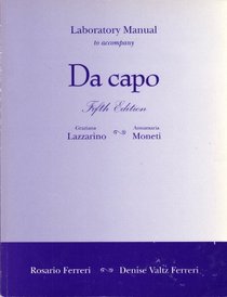 Laboratory Manual to accompany Da Capo: An Italian Review Grammar