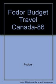 FD Bdgt Trvl Canada'86