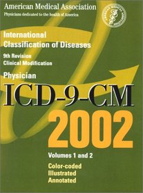 ICD-9-CM 2002: International Classification of Diseases, 9th Revision, Volumes 1 and 2 (Color