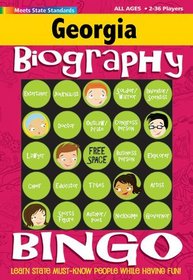 Georgia Bingo: Biography Edition