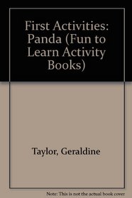 First Activities: Panda (Fun to Learn Activity Books)