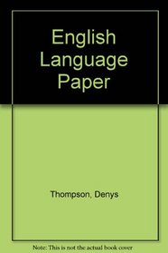 The English language paper; a handbook for candidates