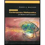Contemporary Mathematics for Business and Consumers - Textbook Only