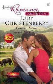 Coming Home to the Cattleman (Western Weddings) (Harlequin Romance, No 4021) (Larger Print)