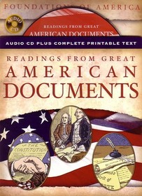 READINGS FROM GREAT AMERICAN DOCUMENTS AUDIO BOOK CD Plus Printable Text