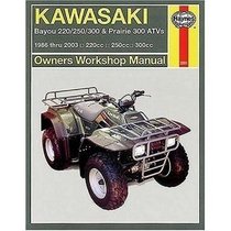 Haynes Repair Manual: Kawasaki Bayou 220/300, Prairie 300 Atv: Owners Workshop Manual