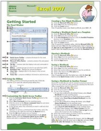 Microsoft Excel 2007 Quick Source Guide