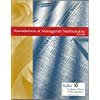 Foundations of Managerial Mathematics Gm 400