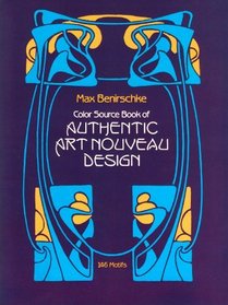 Color Source Book of Authentic Art Nouveau Designs: 146 Motifs (Dover Pictorial Archive Series)