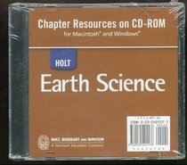 Chapter Resources on CD-ROM for Holt Earth Science