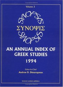 Synopsis (Annual Index of Greek Studies)