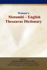 Websters Matumbi - English Thesaurus Dictionary