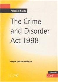 Crime and Discorder Act, 1988