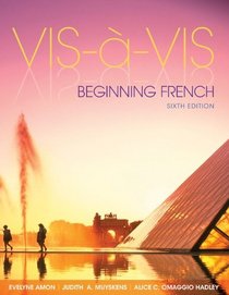 Vis-a-vis: Beginning French (Student Edition)