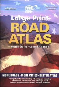 AAA Large Print Road Atlas : 2003 Edition