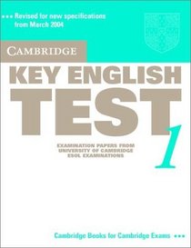 Cambridge Key English Test 1 Student's Book: Examination Papers from the University of Cambridge ESOL Examinations (KET Practice Tests)