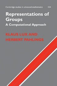 Representations of Groups: A Computational Approach (Cambridge Studies in Advanced Mathematics)