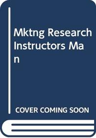 Mktng Research Instructors Man