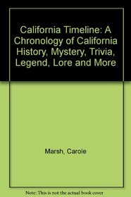 California Timeline: A Chronology of California History, Mystery, Trivia, Legend, Lore and More