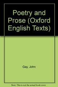 Poetry and Prose: 2 Volume set (Oxford English Texts)