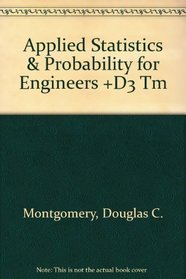 Applied Statistics & Probability for Engineers +D3 Tm
