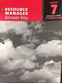 Resource Manager Answer Key