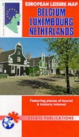 Netherlands & Belgium, Scale 1:600,000 (European Leisure Map)