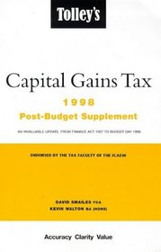 Tolley's Capital Gains Tax: 1998 Post-Budget Supplement
