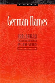 Dictionary of German Names