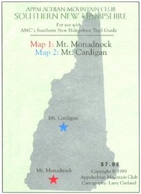 Cardigan/Monadnock: Southern New Hampshire Trail Guide Map (T)