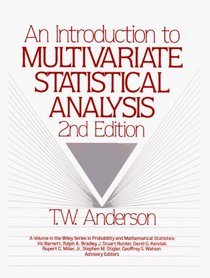 An Introduction to Multivariate Statistical Analysis, 2nd Edition