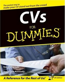 CVs for Dummies (For Dummies)