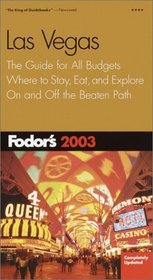 Fodor's Las Vegas 2003