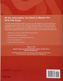 Wiley CPAexcel Exam Review 2018 Study Guide: Auditing and Attestation (Wiley Cpa Exam Review Auditing & Attestation)